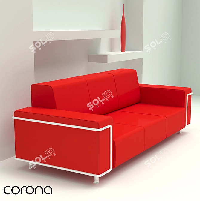 Blest Stĭv Sofa & Chair Set 3D model image 1