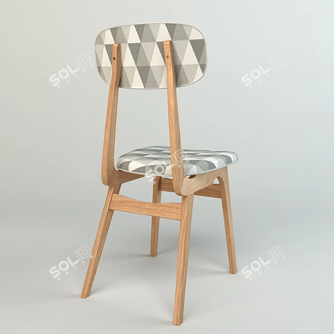 Elegant Deco Chair: Stylish and Versatile 3D model image 2