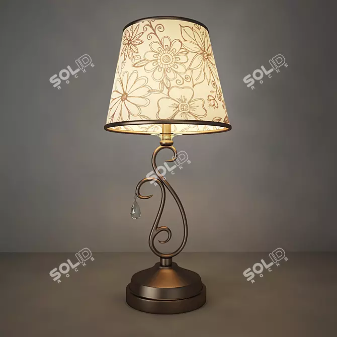 Elegant Odeon Light Table Lamp 3D model image 1