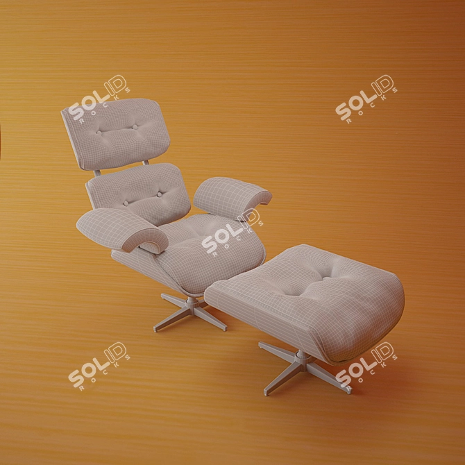 ErgoMax Computer Chair 3D model image 2