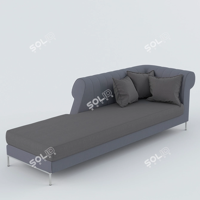 Elegant Busnelli Sofa 3D model image 2