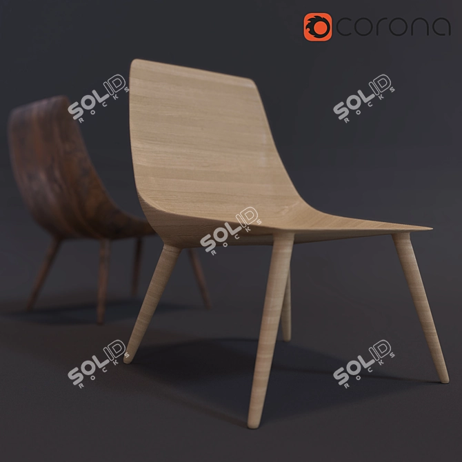 Ali Alavi Inspired Chair 3D model image 1