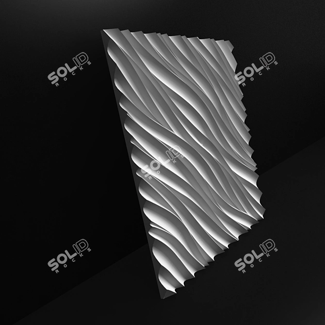 Harmony 3D Wall Panel 3D model image 2