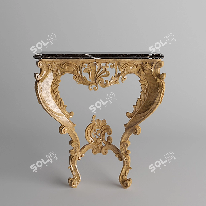 SALDA Console - 8622 | Contemporary Design, 76cm Width 3D model image 1