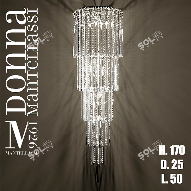 Elegant Mantellassi Sconces 3D model image 1