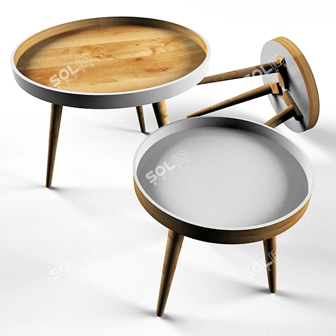 Elegant Limbo Table 3D model image 2