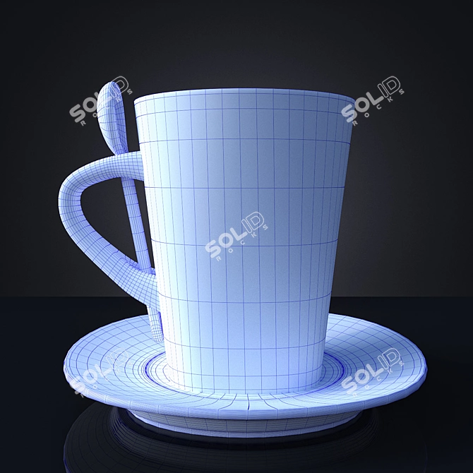 10k Polygon Cup 3D model image 2