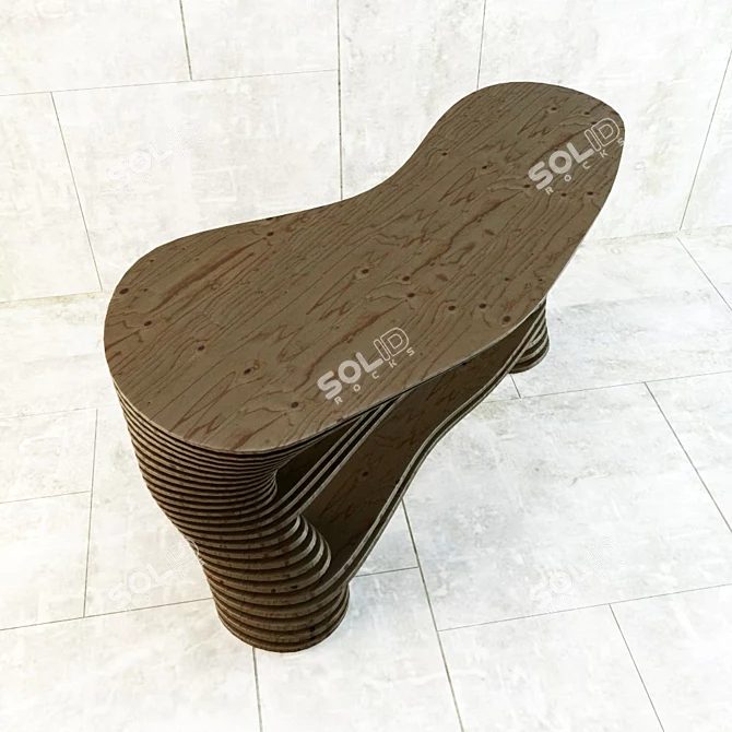 Parametric Hall Table 3D model image 3