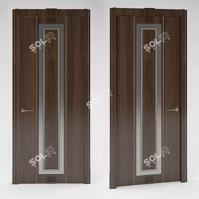 Elegant Entryway Door - Superior Quality 3D model image 1