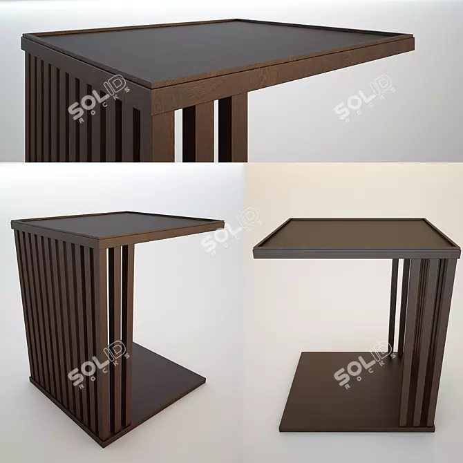 Sleek "Sorella" Coffee Table 3D model image 1
