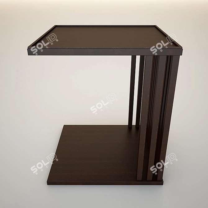 Sleek "Sorella" Coffee Table 3D model image 3