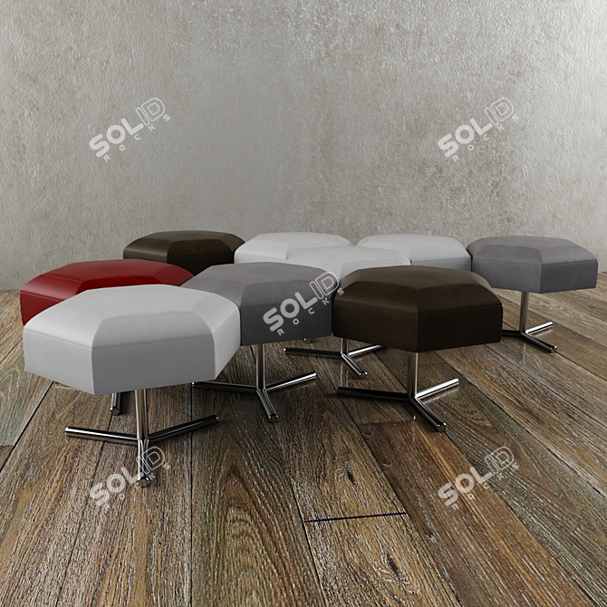 Defender Ottoman: Endless Configurations 3D model image 1