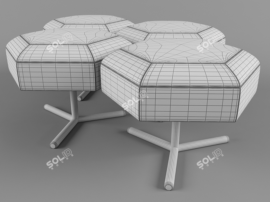 Defender Ottoman: Endless Configurations 3D model image 3