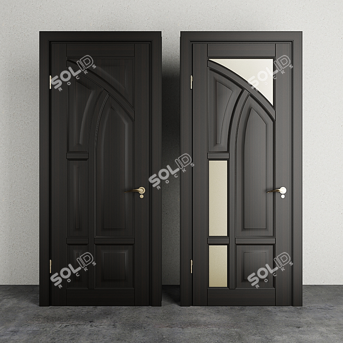 Classic Doors | Adjustable Sizes 3D model image 1