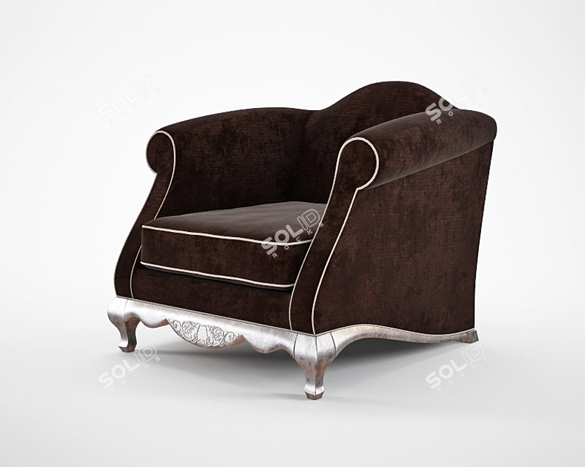 Title: Elegant Opera Collection Sofa 3D model image 1