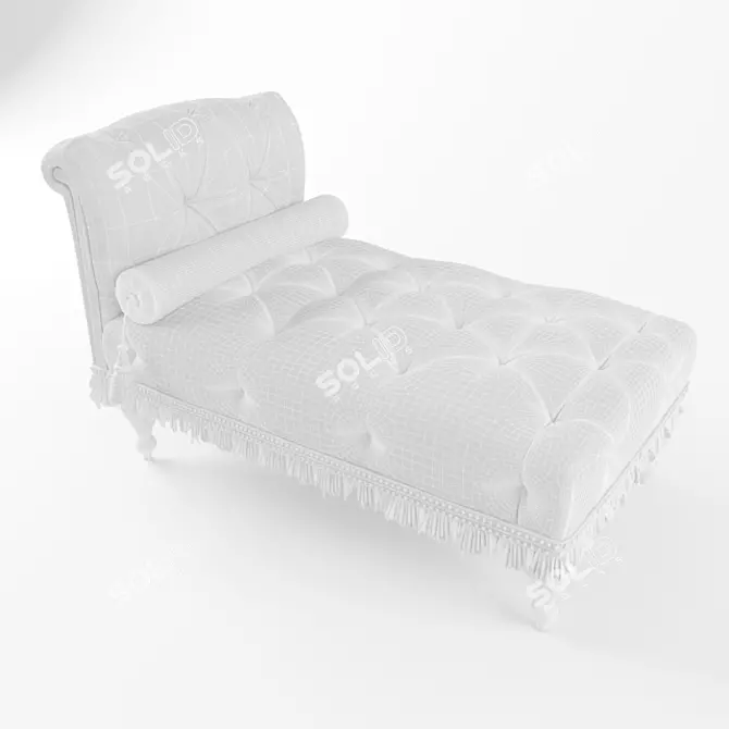 Luxury Lounge Sofa 3D model image 3