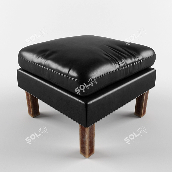 Coffee Ottoman: Mogensen 2204 3D model image 1