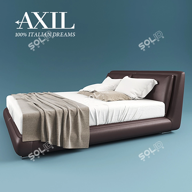 Axil Olimpo Bed 3D model image 2