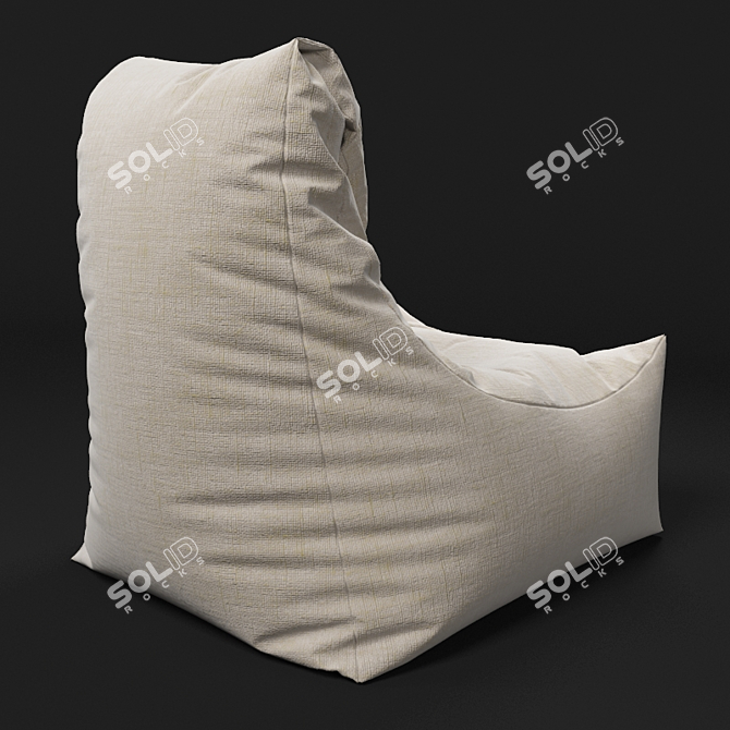Convertible Bag Chair: Versatile, Compact Design 3D model image 2