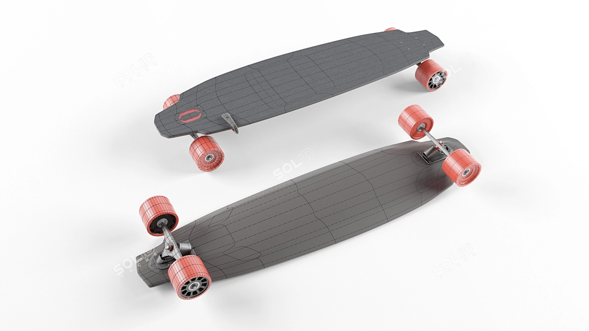 Monolith- Electric Skateboard Experience 3D model image 3