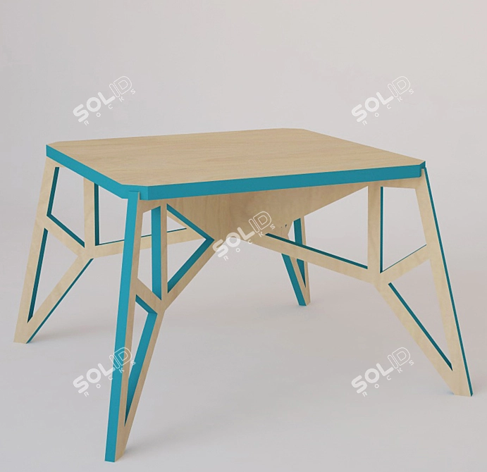 Title: Eco-Friendly Designer Coffee Table 3D model image 2