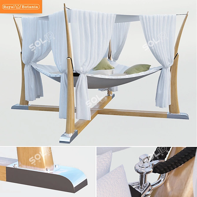 Royal Botania Hammock Bed 3D model image 1