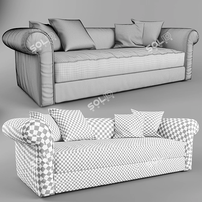 Luxurious Baxter Alfred Soft 3D model image 2