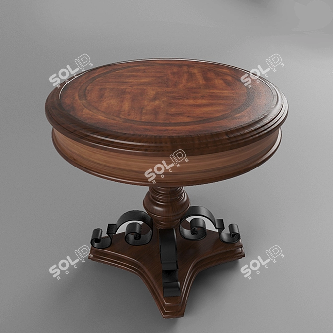 Indonesia Round Table 3D model image 1