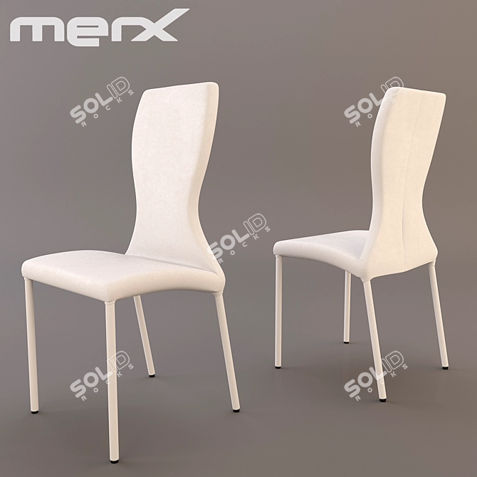 Luxury Table & Chair Set+ 3D model image 2