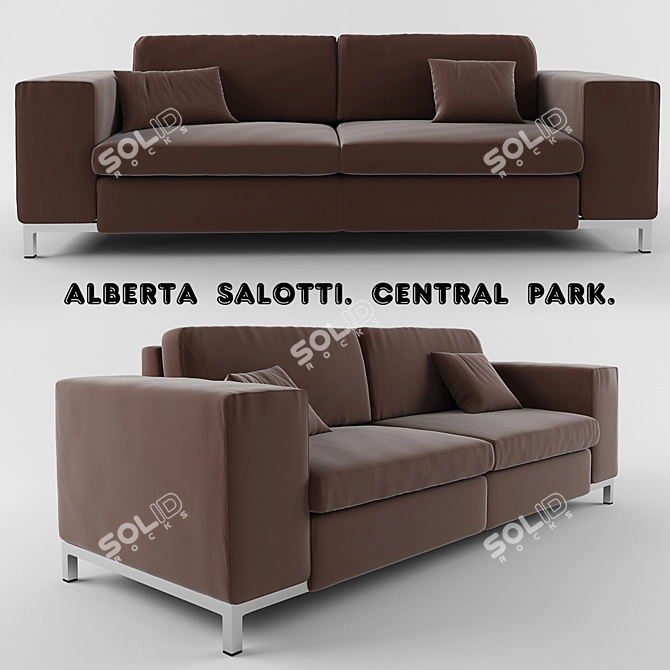 Alberta Salotti Central Park Sofa 3D model image 1
