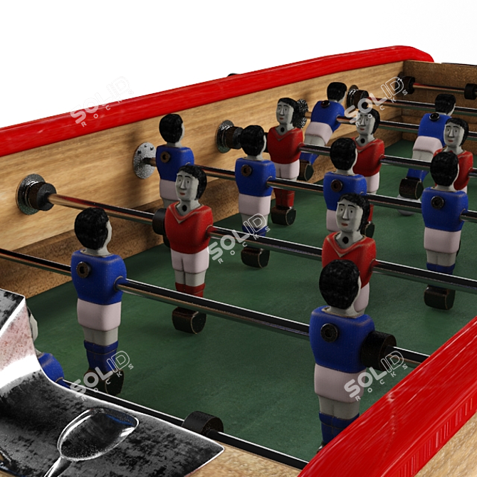 World-Famous Bonzini TabbleSoccer 3D model image 2