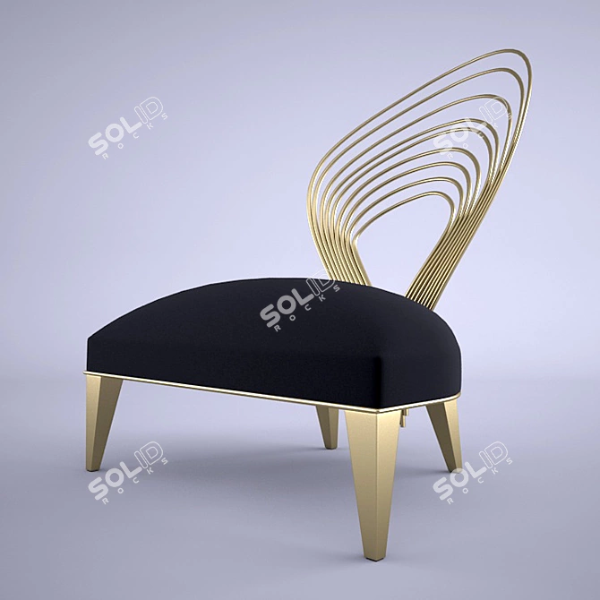 Luxurious Christopher Guy Arpa Chair 3D model image 2