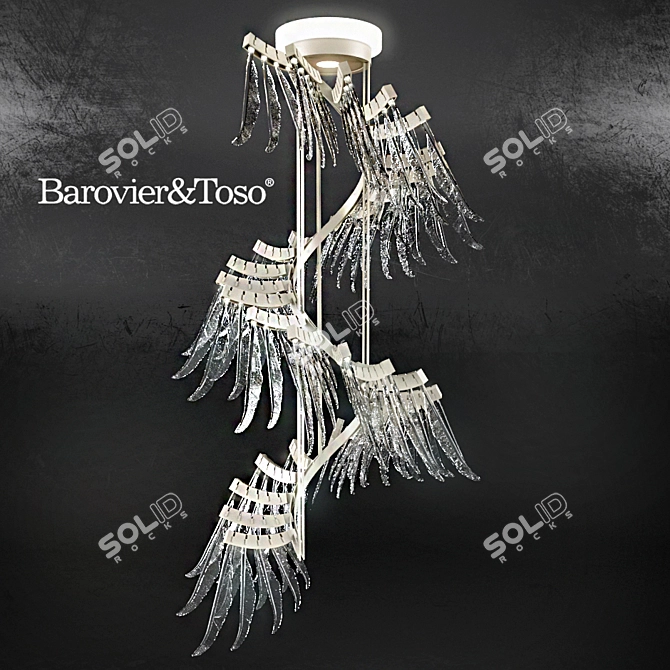 Ethereal Elegance: Barovier&Toso Angel 7249 3D model image 1