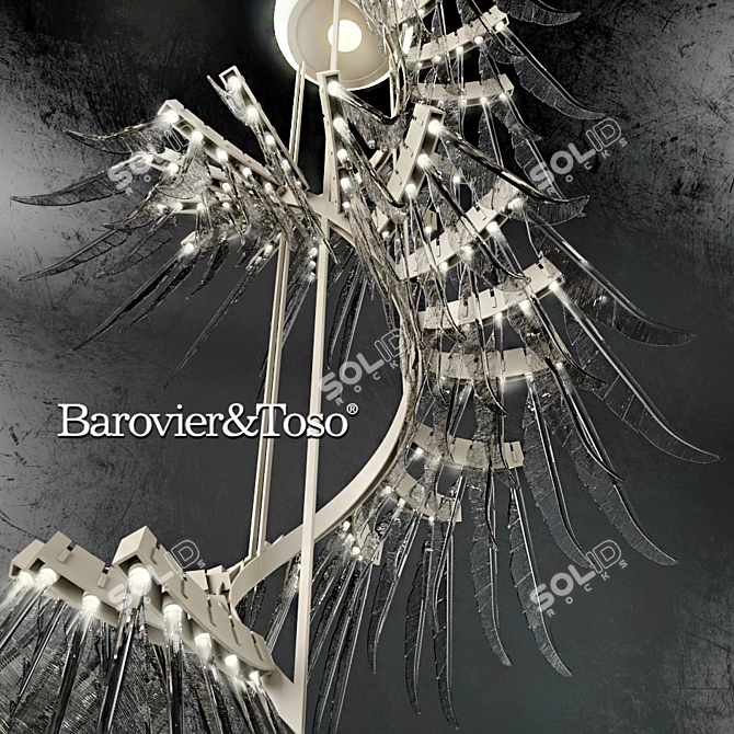 Ethereal Elegance: Barovier&Toso Angel 7249 3D model image 2