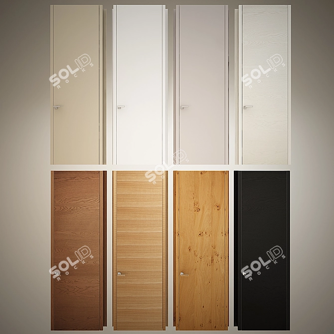 Sofia Skyline: Modern Door Collection 3D model image 1