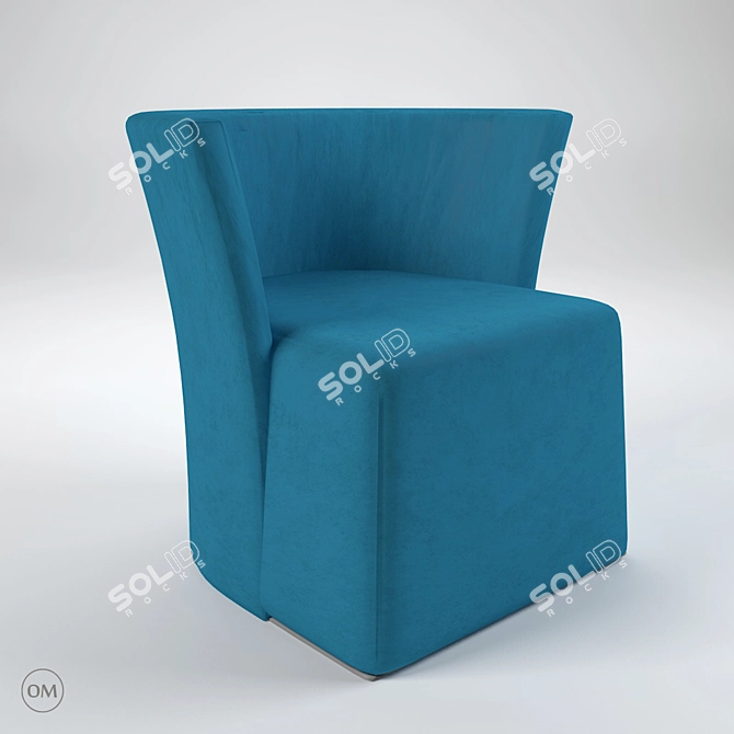 Elegant Arko Armchair for Stylish Comfort 3D model image 1