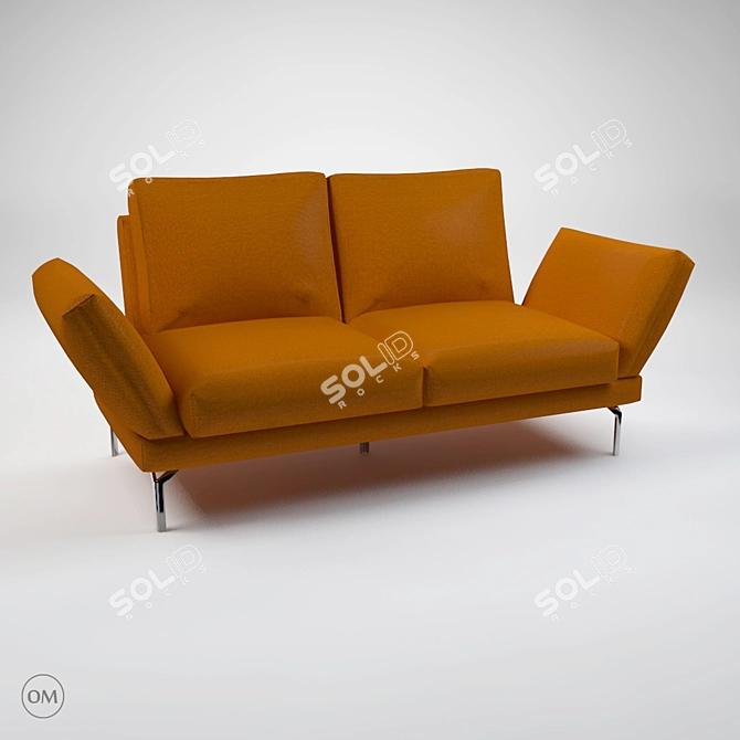 Modern Asso Sofa by Dario Gagliardini 3D model image 1