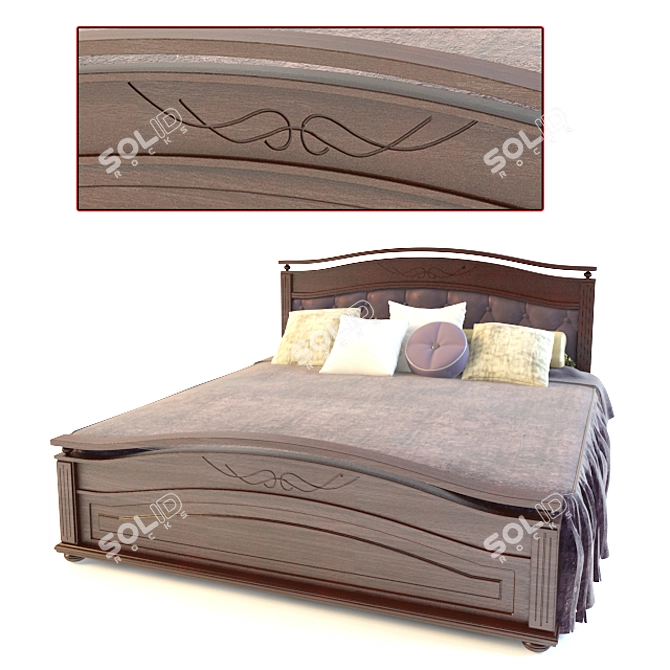 Comfy Dream Bed 3D model image 1