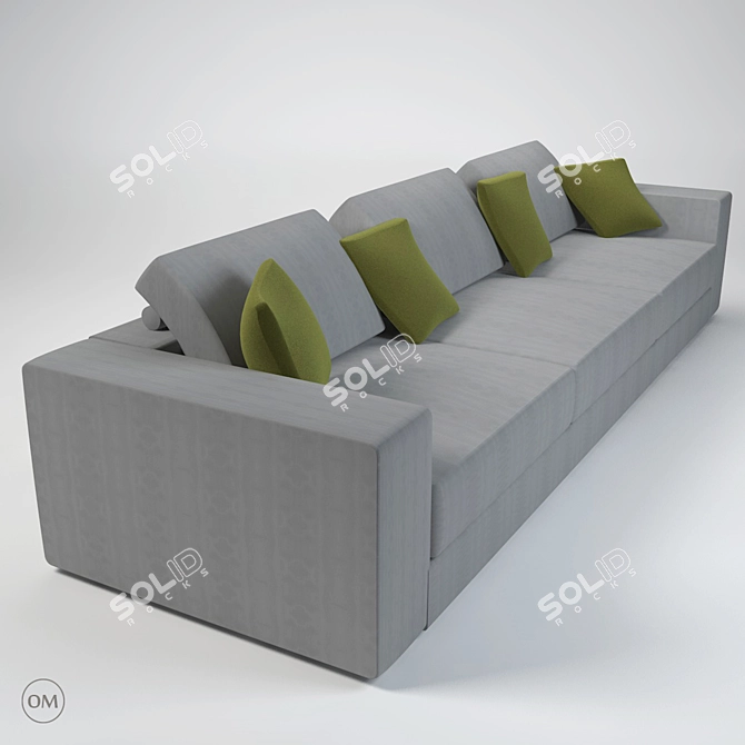 Arbel Time Sofa: Unique Designer Furniture 3D model image 1