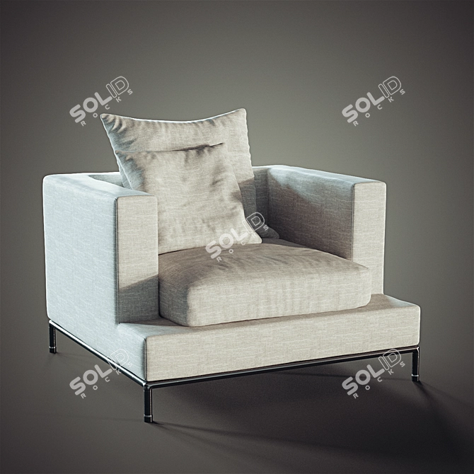 Sleek Simena Armchair by Soho Concept - Modern Design 3D model image 3