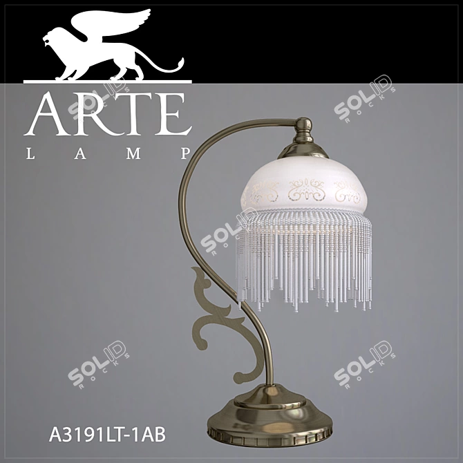 Arte Lamp Table Lamp: A3191LT-1AB 3D model image 1