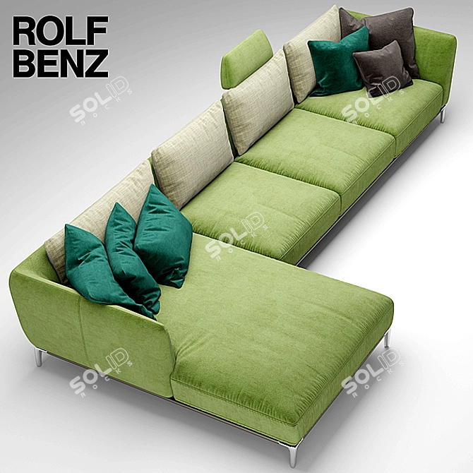 Title: MODULAR SOFA | ROLF BENZ SCALA 3D model image 2