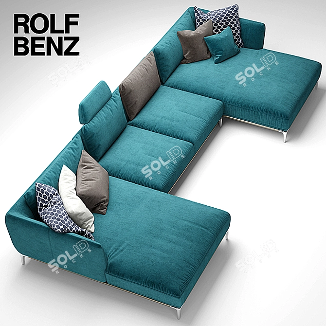 Title: MODULAR SOFA | ROLF BENZ SCALA 3D model image 3