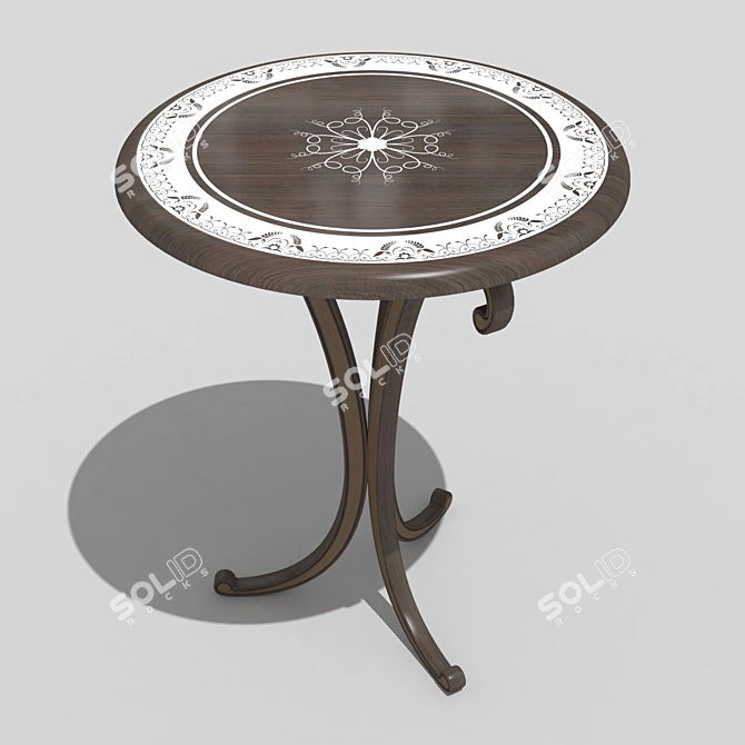 Compact Telephone Coffee Table 3D model image 1