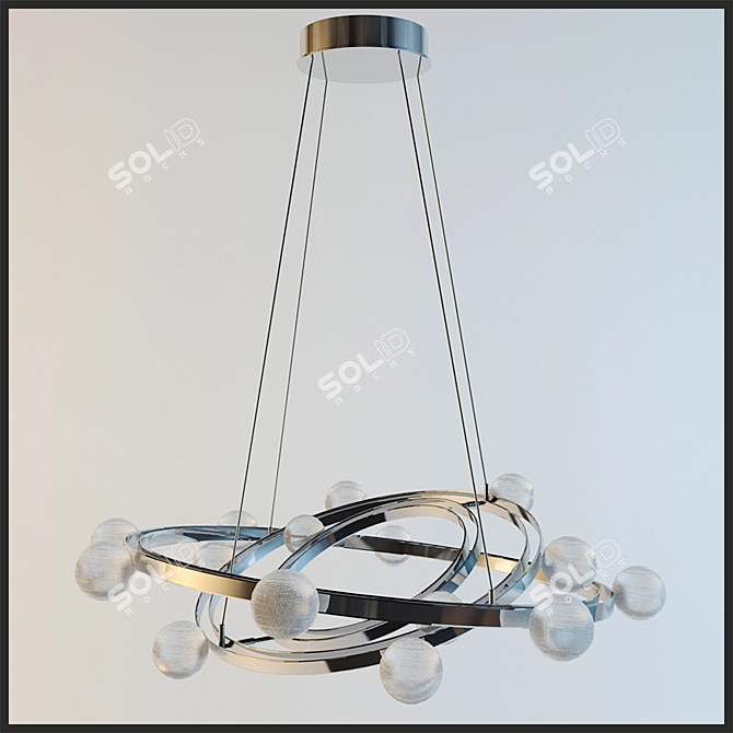 Orbital SP10 Chandelier 3D model image 1