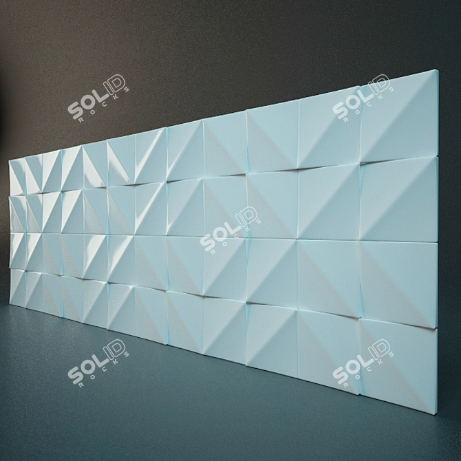 Elegance in Decor: 760х350 Decorative Panel 3D model image 2