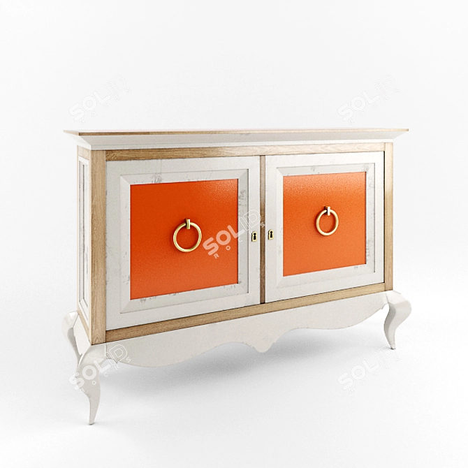 Elegant Bel Ami Sideboard 3D model image 2