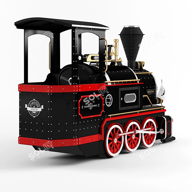 ParkZone Kids Train
Fun Ride Train for Children
Miniature Train for Parks
Entertaining Park Railway
Kids' 3D model image 2