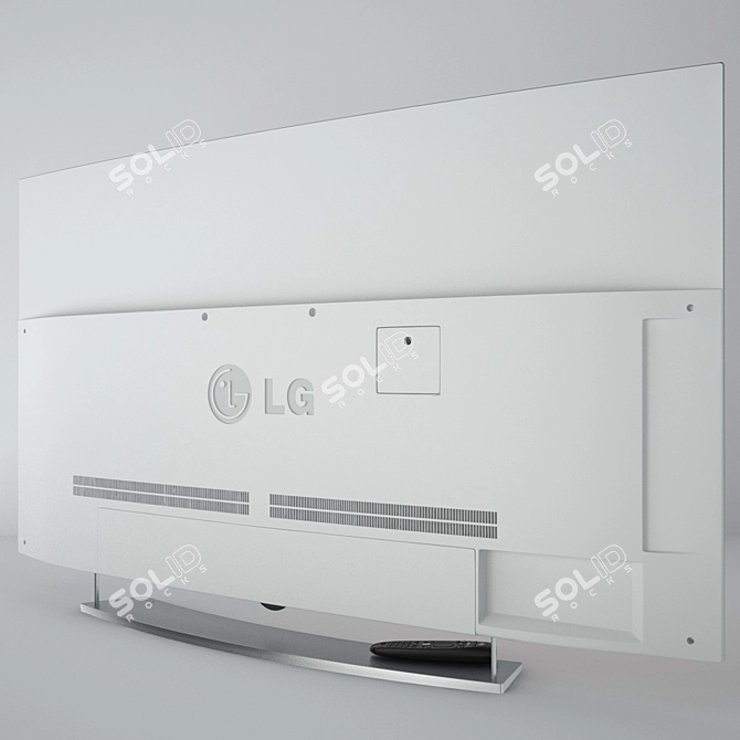 LG 55EG960V: The Ultimate 4K OLED TV 3D model image 2