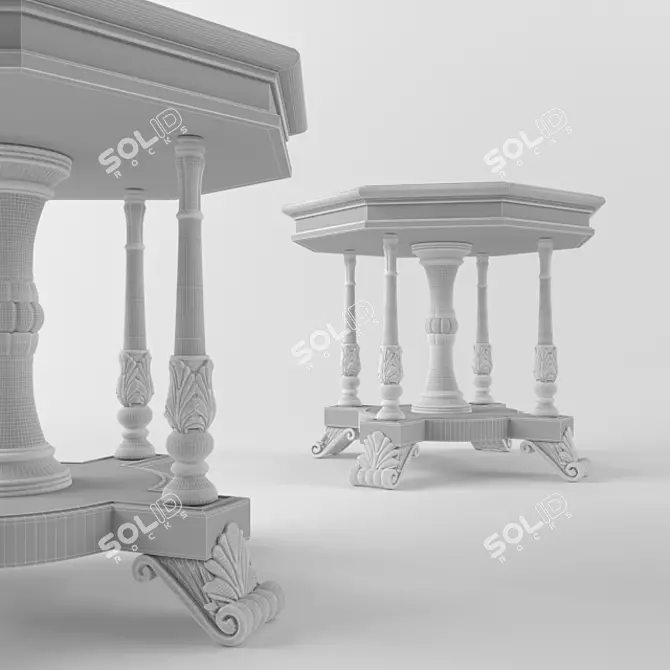 Elegant Table Decor Accent 3D model image 3